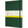 Блокнот MOLESKINE Classic XLarge, клетка, зелёный QP091K15