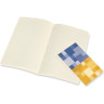 Блокнот MOLESKINE VOLANT POCKET, линейка, синий/желтый янтарный QP711B41M17