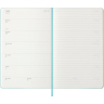 Еженедельник MOLESKINE CLASSIC WKNT LARGE 130х210мм 144стр. аквамарин DHB2412WN3